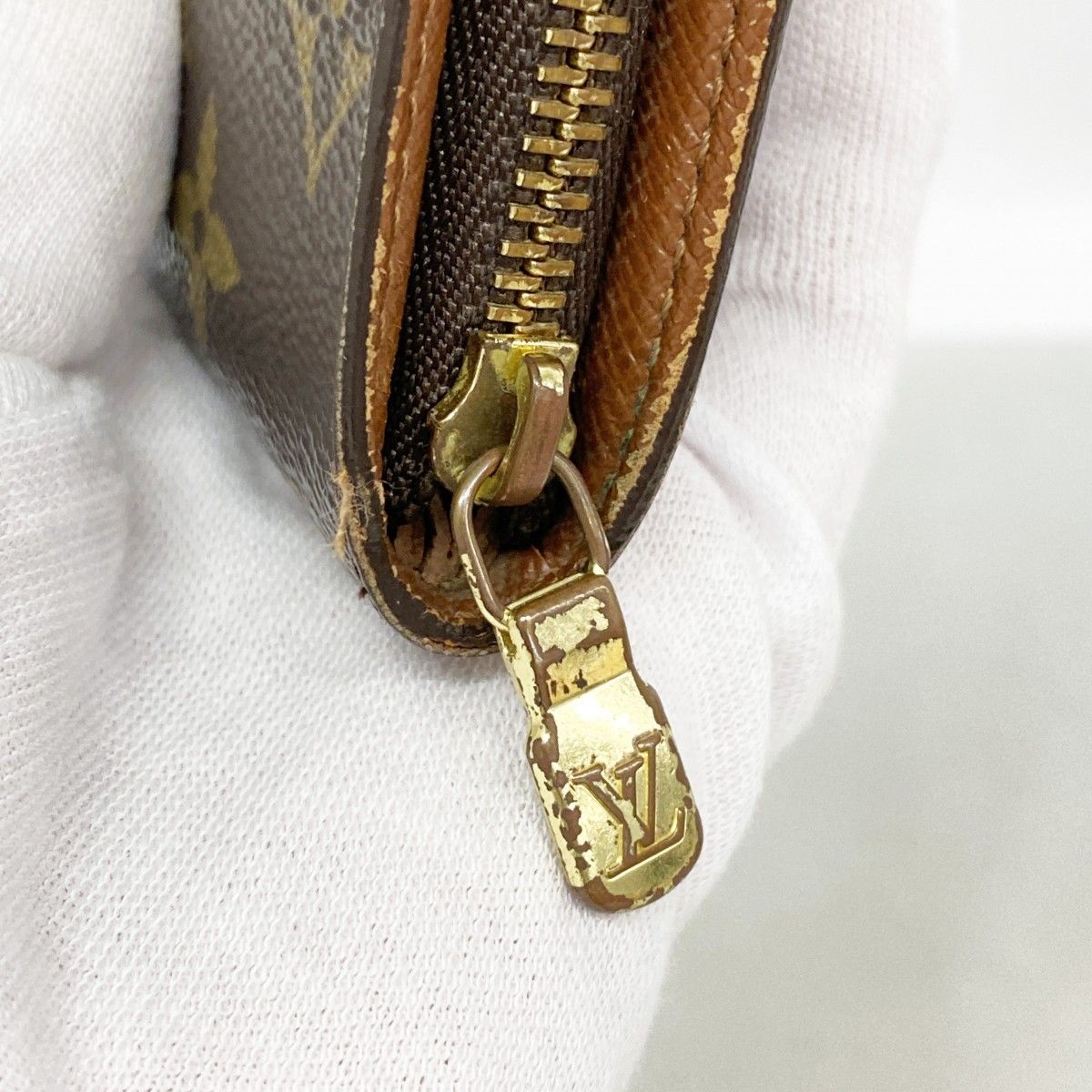 Louis Vuitton Wallet Monogram Porte-Monnaie Gip Brown — view 7