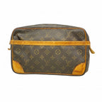 Louis Vuitton Clutch Monogram Compiegne 28 Brown
