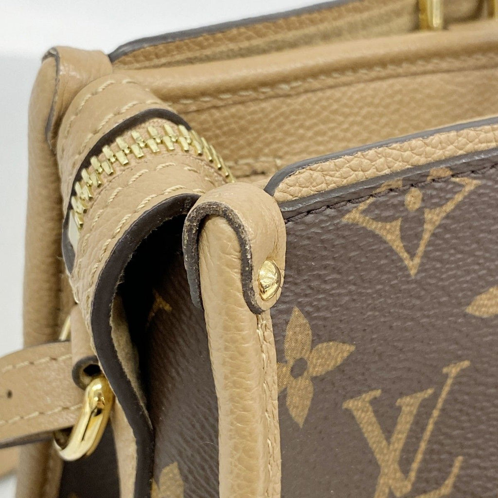 Louis Vuitton Handbag Monogram Popincourt PM Brown Taupe Glace 2-Way — view 7