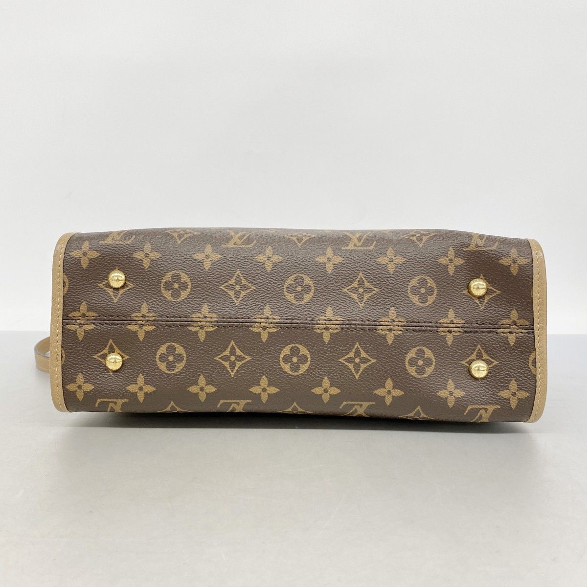 Louis Vuitton Handbag Monogram Popincourt PM Brown Taupe Glace 2-Way — view 3
