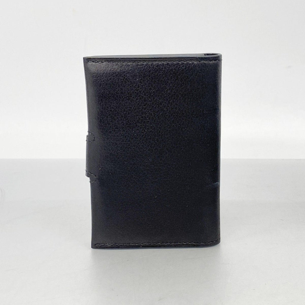 Hermes Card Case Color Black Silver — view 8