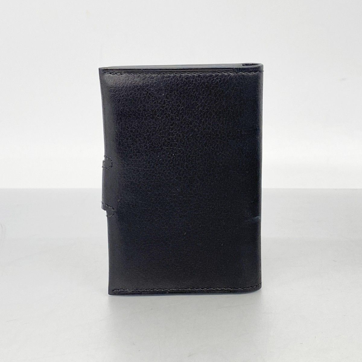 Hermes Card Case Color Black Silver — view 8