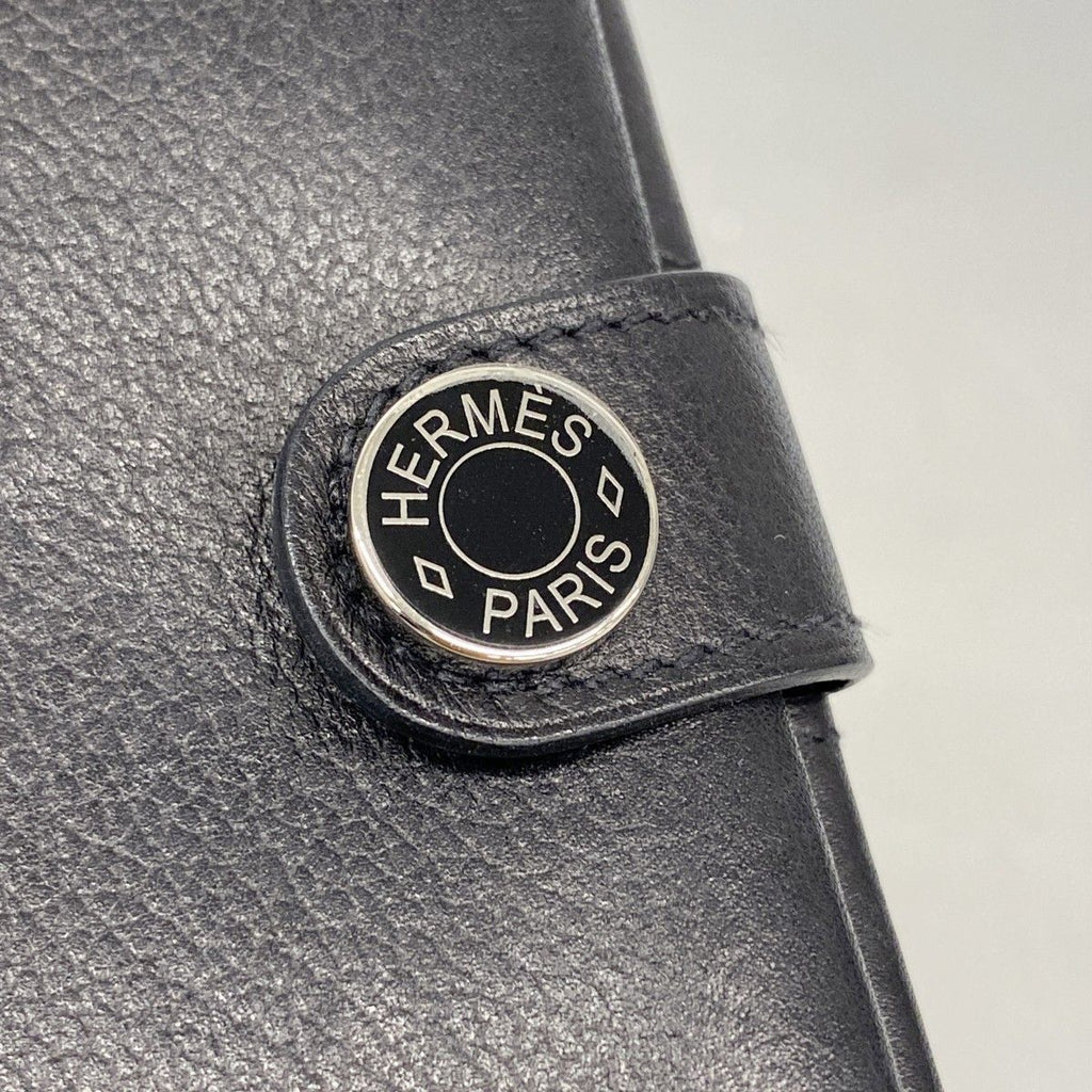Hermes Card Case Color Black Silver — view 7