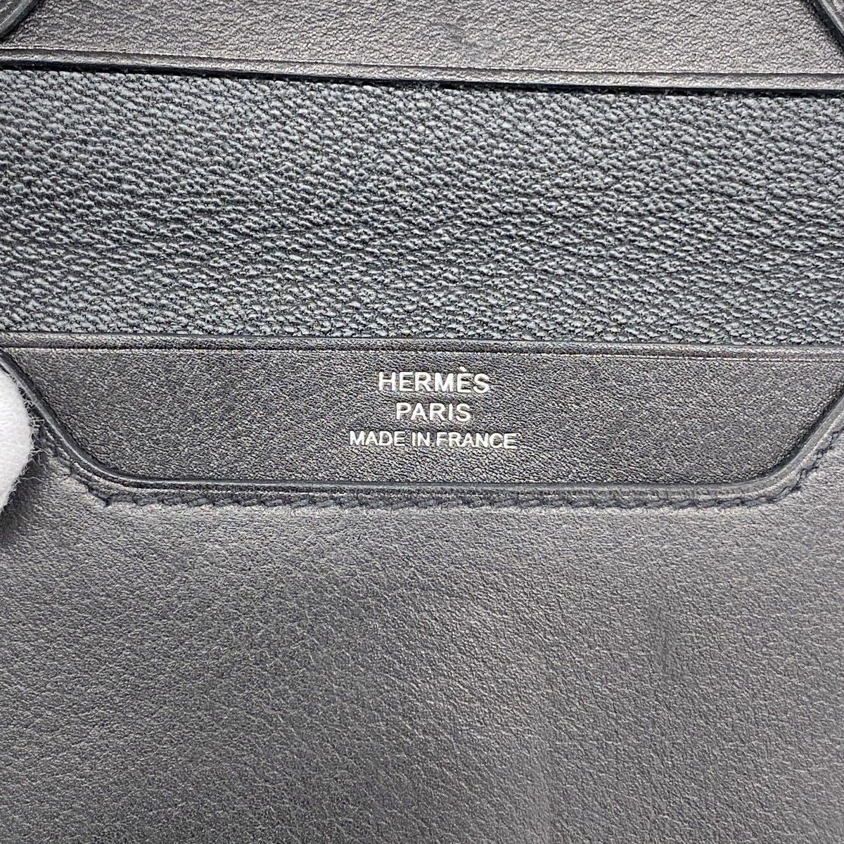 Hermes Card Case Color Black Silver — view 4