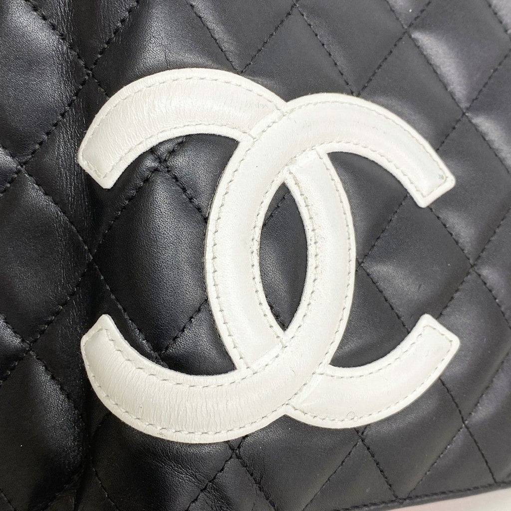 Chanel Wallet Cambon Lambskin Black Silver — view 7