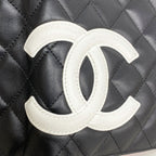 Chanel Wallet Cambon Lambskin Black Silver — view 7