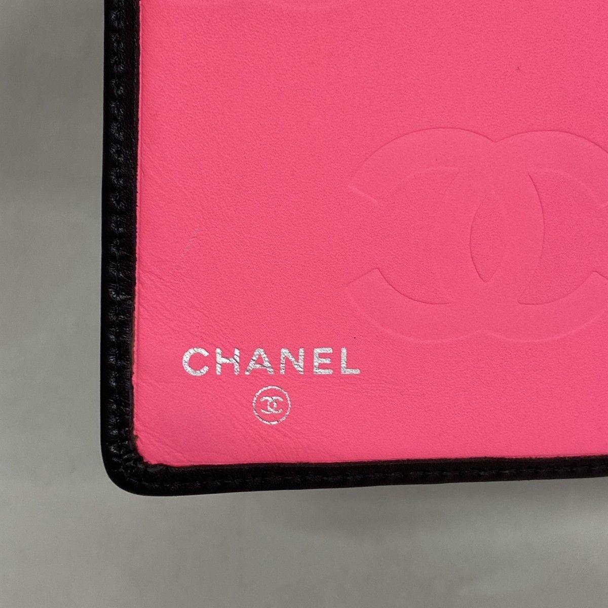 Chanel Wallet Cambon Lambskin Black Silver — view 4