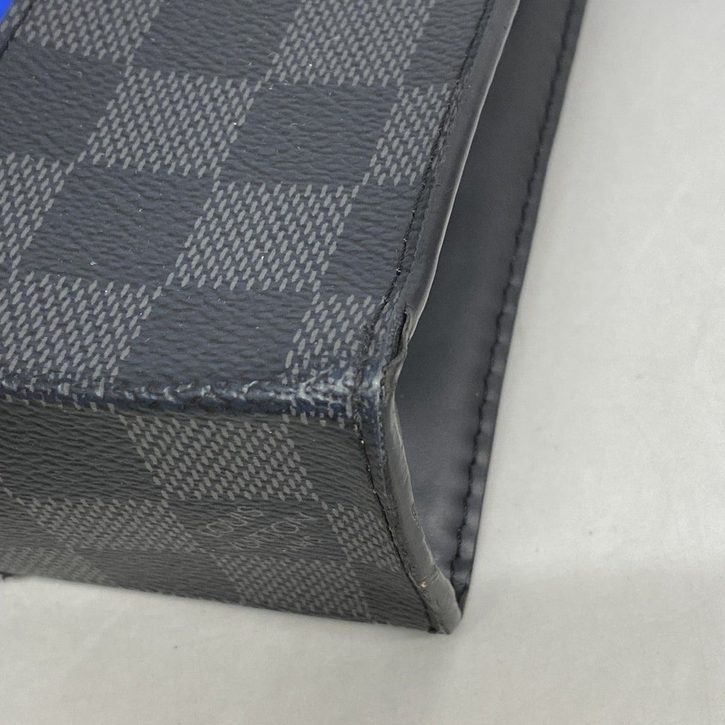 Louis Vuitton Clutch Damier Graphite Epi Pochette Voyage MM Noir — view 6