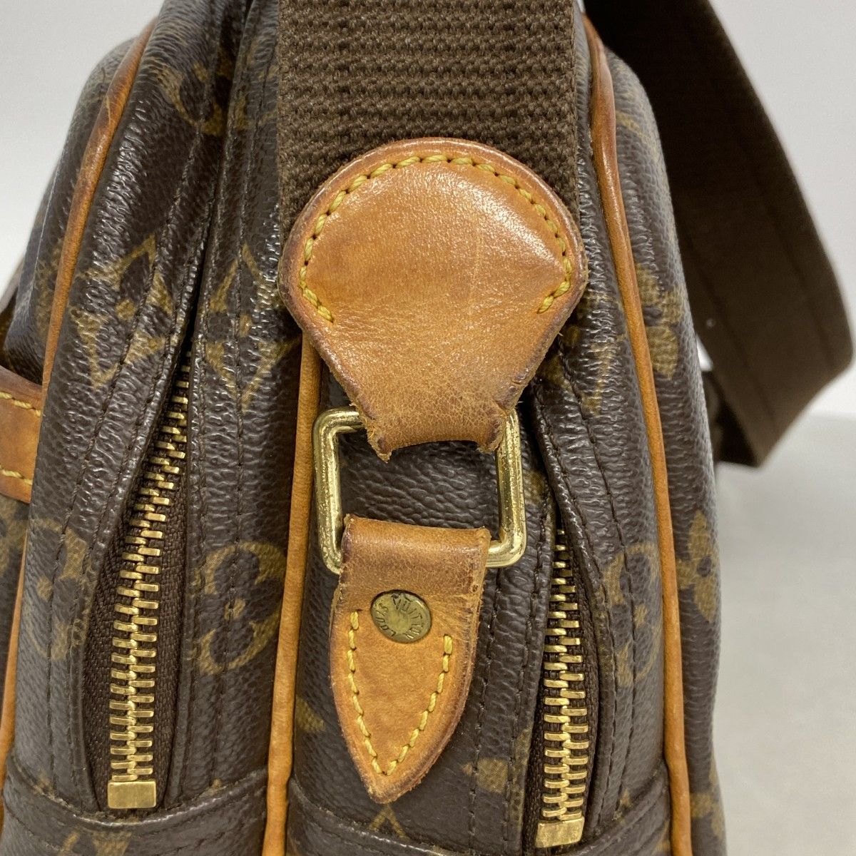 Louis Vuitton Shoulder Bag Monogram Reporter PM Brown — view 9