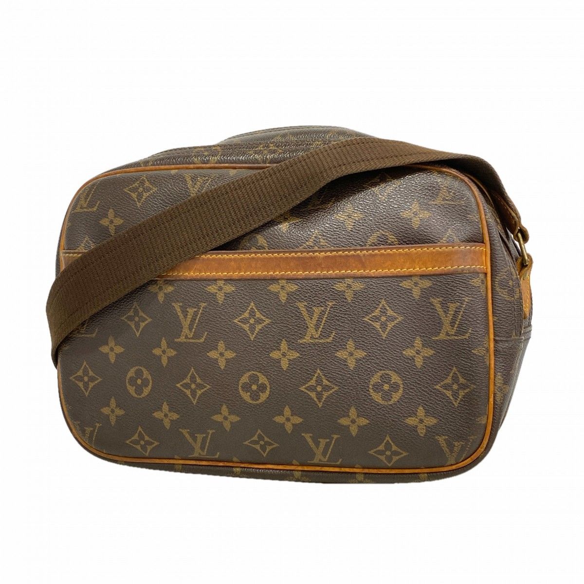 Louis Vuitton Shoulder Bag Monogram Reporter PM Brown