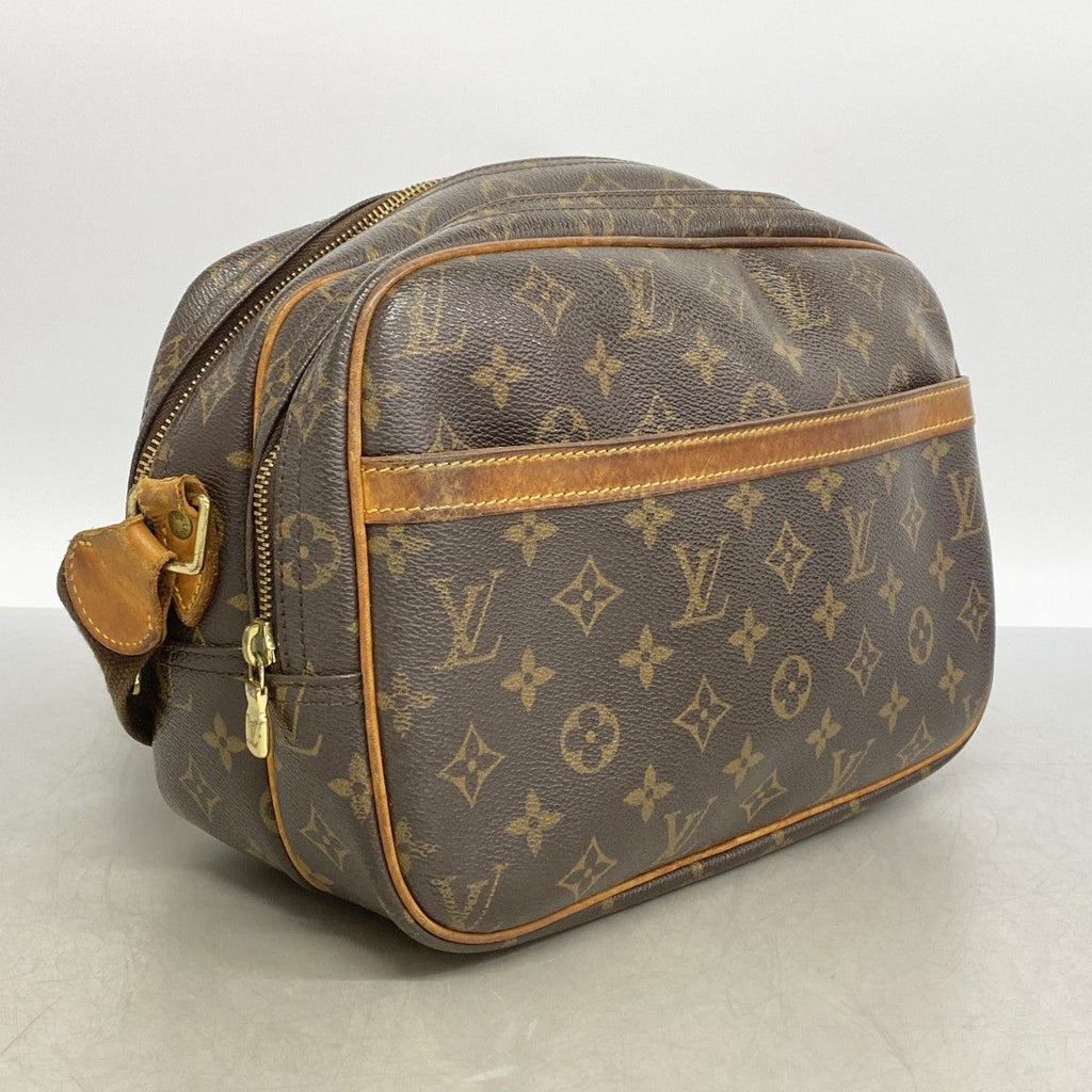 Louis Vuitton Shoulder Bag Monogram Reporter PM Brown — view 3