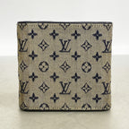 Louis Vuitton Wallet Monogram Mini Portobiert Cles Blue — view 7