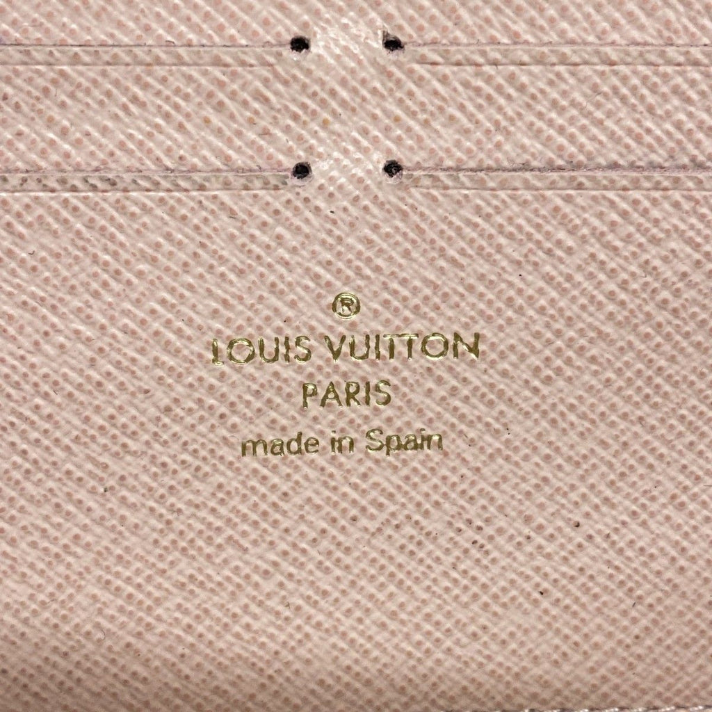Louis Vuitton Wallet Damier Azur Portefeuille Clemence White Rosevalerine — view 4