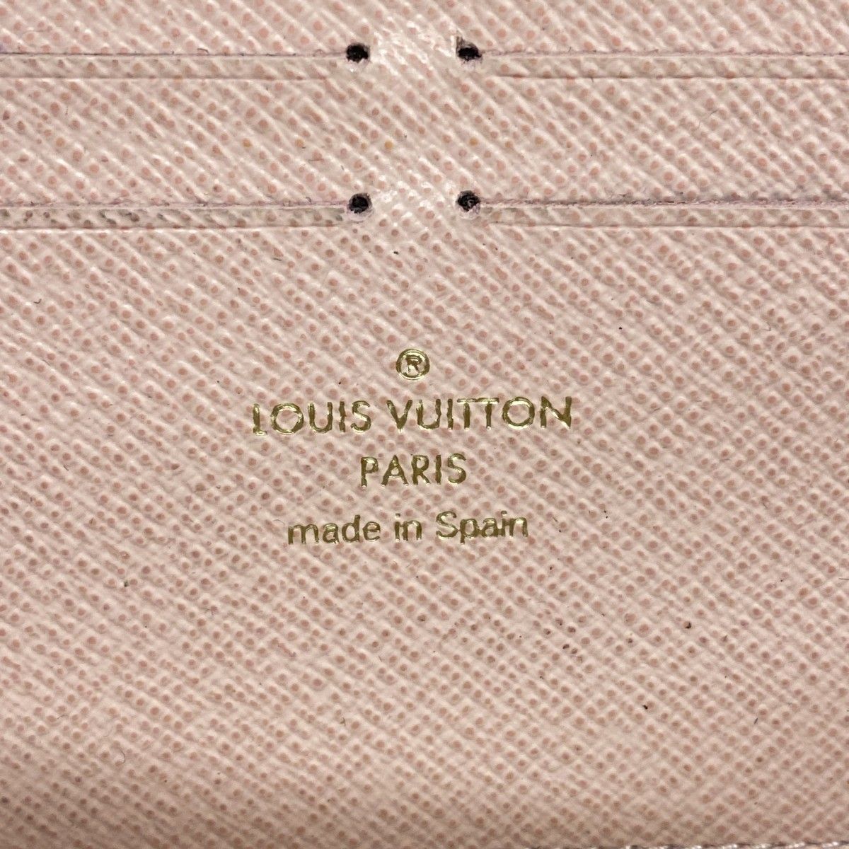 Louis Vuitton Wallet Damier Azur Portefeuille Clemence White Rosevalerine — view 4