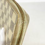 Louis Vuitton Wallet Damier Azur Portefeuille Clemence White Rosevalerine — view 5