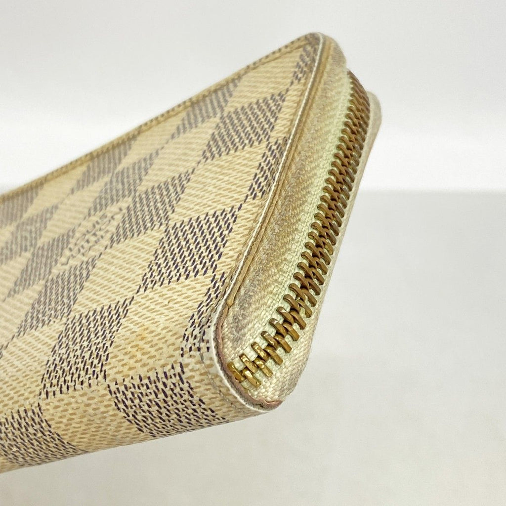 Louis Vuitton Wallet Damier Azur Portefeuille Clemence White Rosevalerine — view 6