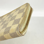 Louis Vuitton Wallet Damier Azur Portefeuille Clemence White Rosevalerine — view 6