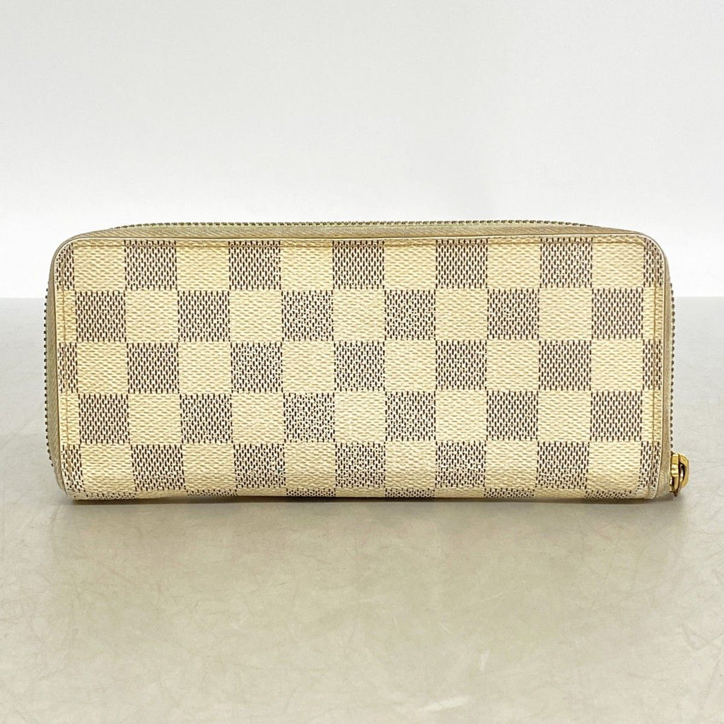 Louis Vuitton Wallet Damier Azur Portefeuille Clemence White Rosevalerine — view 8