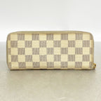Louis Vuitton Wallet Damier Azur Portefeuille Clemence White Rosevalerine — view 8