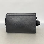 Louis Vuitton Shoulder Bag Monogram Shadow Gaston Wearable Wallet Black Cles — view 9