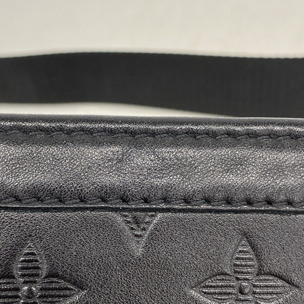 Louis Vuitton Shoulder Bag Monogram Shadow Gaston Wearable Wallet Black Cles — view 5
