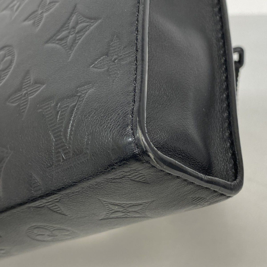 Louis Vuitton Shoulder Bag Monogram Shadow Gaston Wearable Wallet Black Cles — view 6