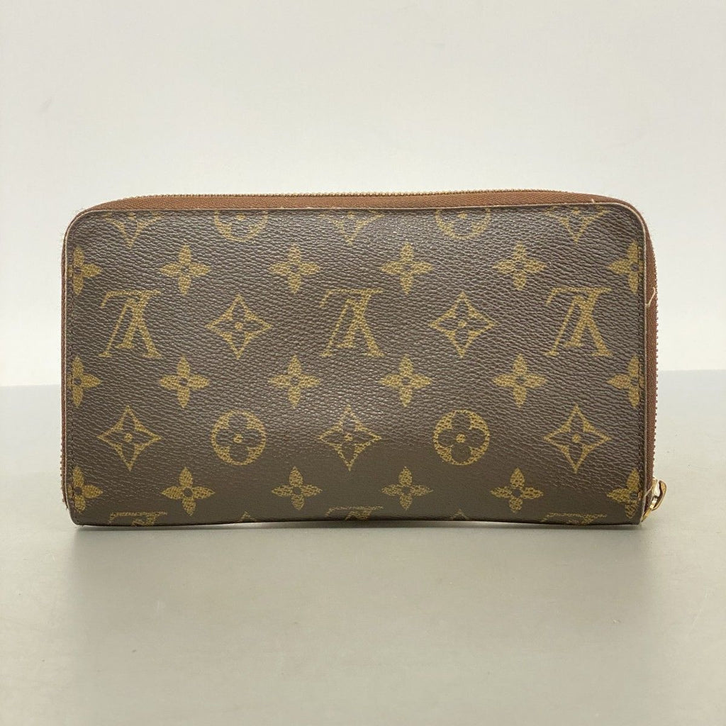 Louis Vuitton Wallet Monogram Zippy Organizer Brown — view 8