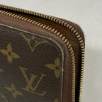 Louis Vuitton Wallet Monogram Zippy Organizer Brown — view 6