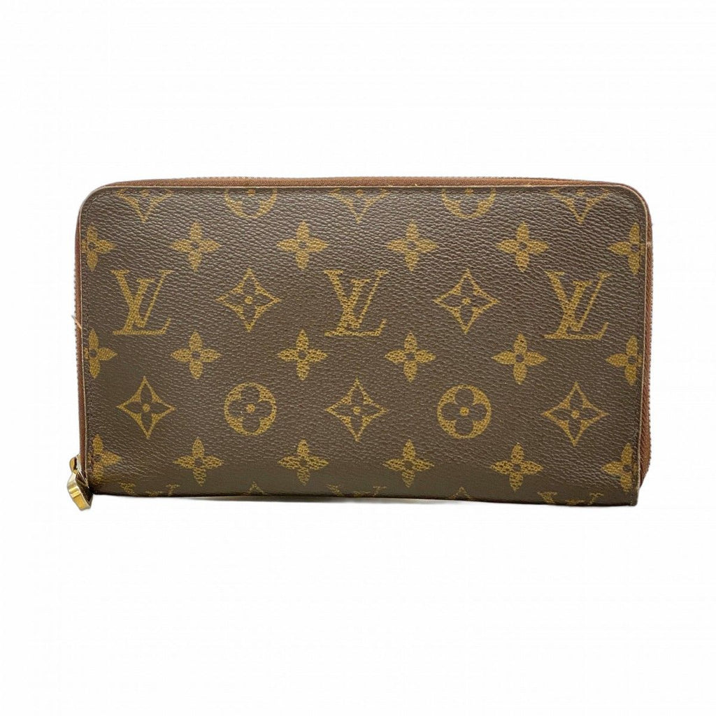 Louis Vuitton Wallet Monogram Zippy Organizer Brown