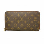 Louis Vuitton Wallet Monogram Zippy Organizer Brown