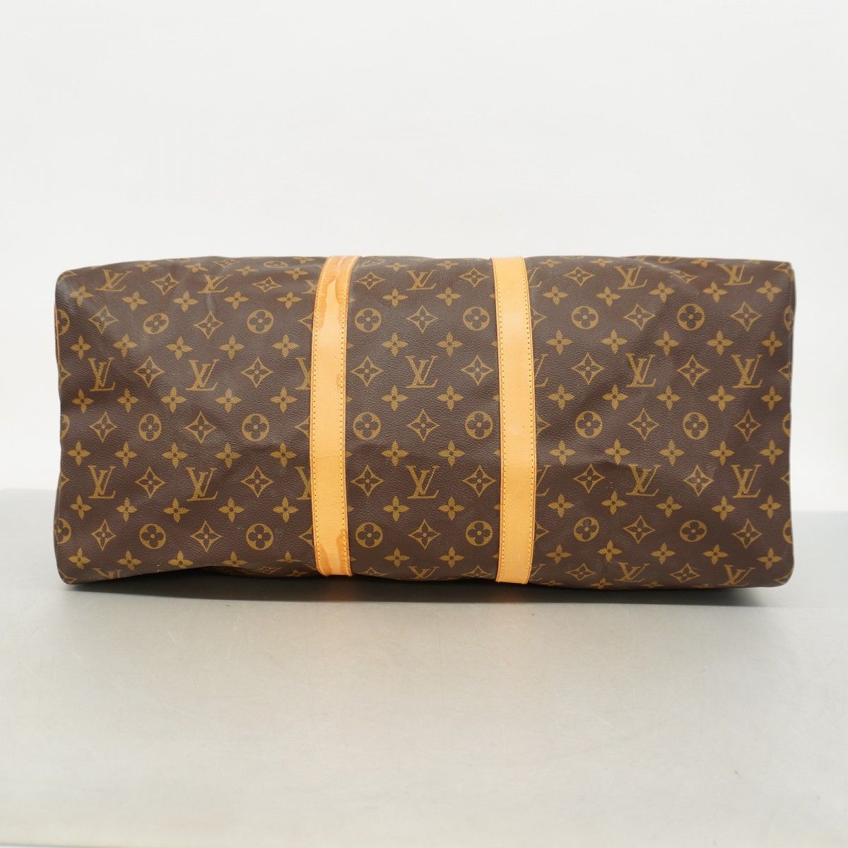 Louis Vuitton Boston Bag Monogram Keepall Bandouliere 55 Brown — view 3
