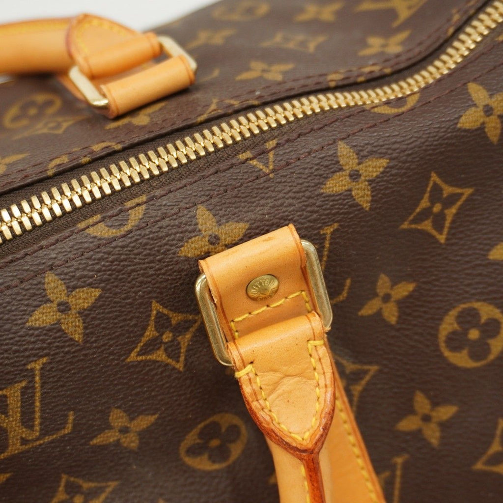 Louis Vuitton Boston Bag Monogram Keepall Bandouliere 55 Brown — view 8