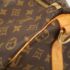 Louis Vuitton Boston Bag Monogram Keepall Bandouliere 50 Brown — view 7