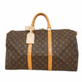 Louis Vuitton Boston Bag Monogram Keepall Bandouliere 50 Brown