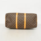 Louis Vuitton Boston Bag Monogram Keepall Bandouliere 50 Brown — view 3