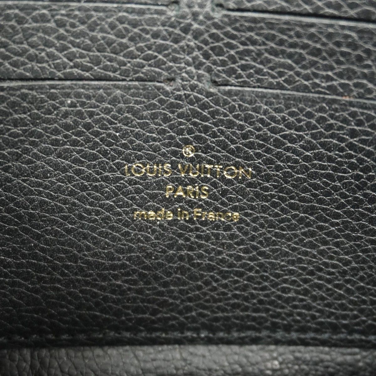 Louis Vuitton Wallet Monogram Empreinte Zippy Noir — view 4