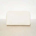 Chanel Wallet Camellia Leather Ivory Silver — view 9