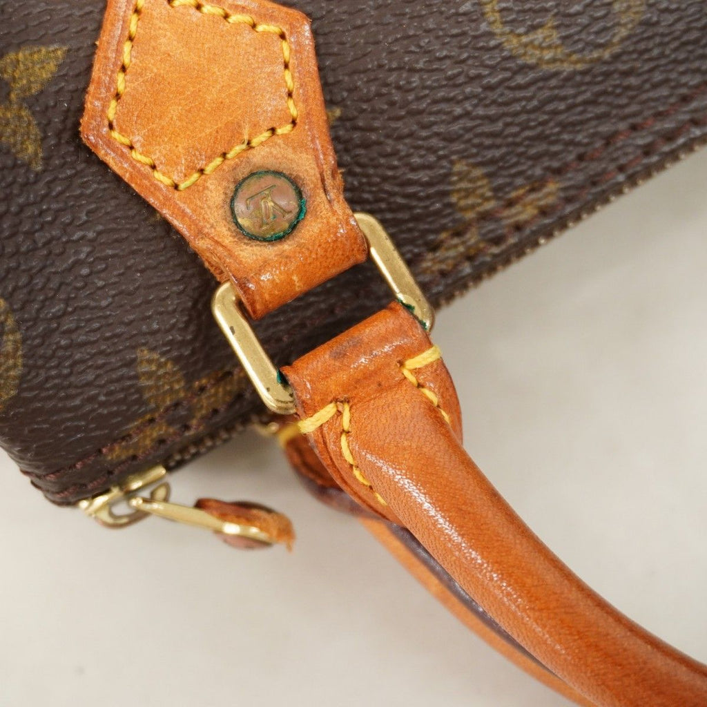 Louis Vuitton Handbag Monogram Mini Speedy Brown — view 9