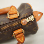 Louis Vuitton Handbag Monogram Mini Speedy Brown — view 6