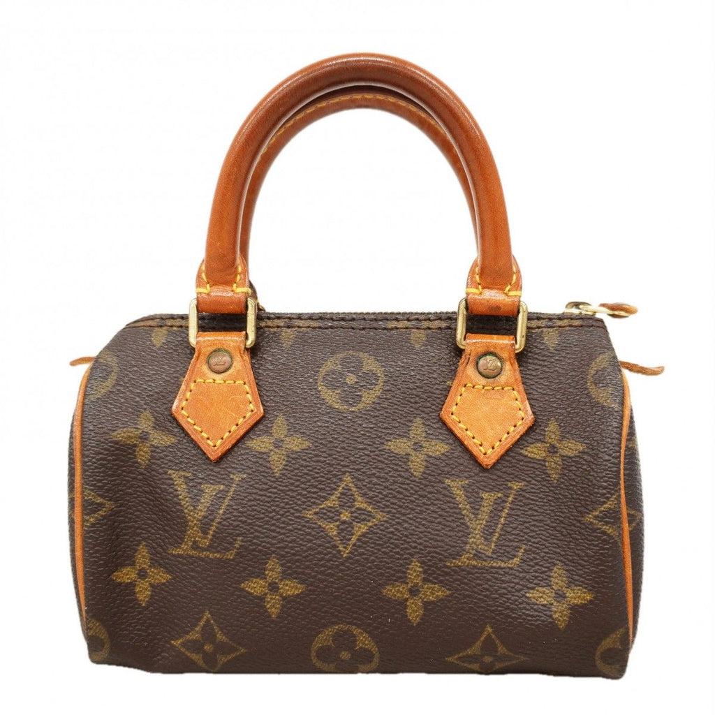 Louis Vuitton Handbag Monogram Mini Speedy Brown