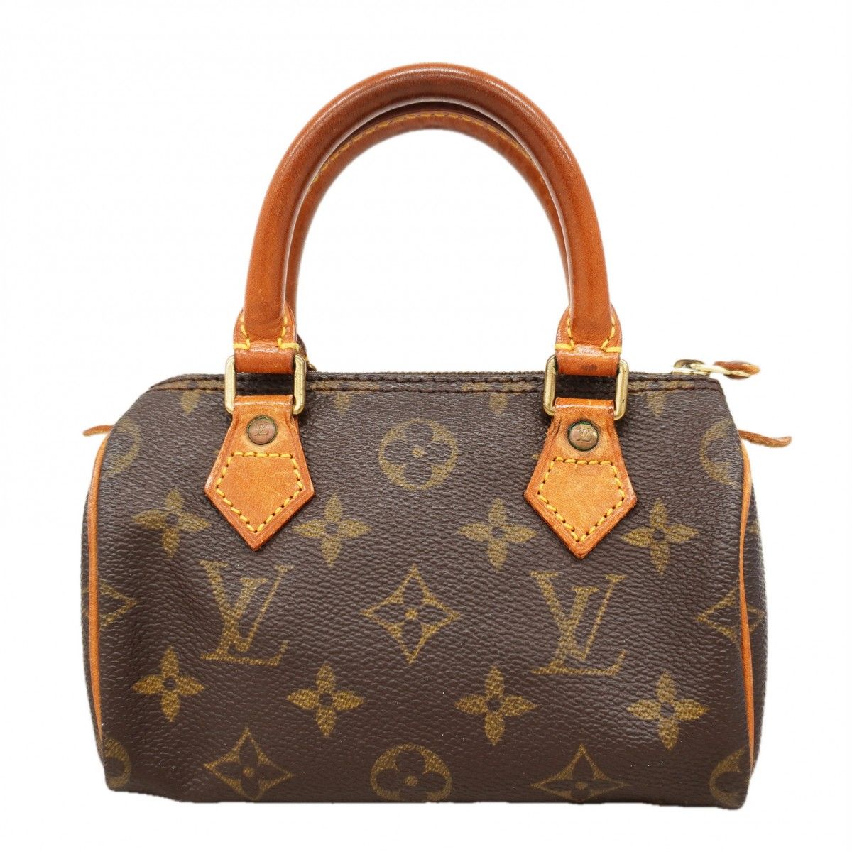 Louis Vuitton Handbag Monogram Mini Speedy Brown