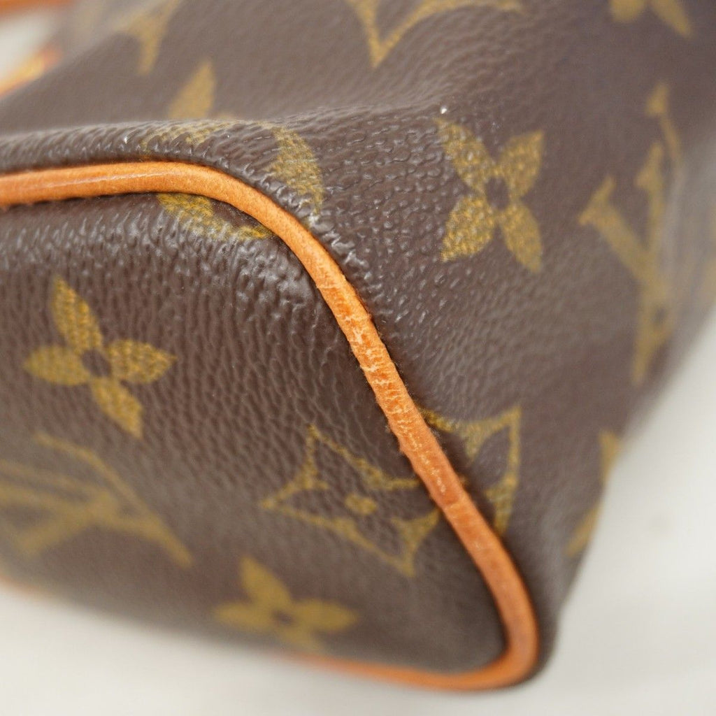 Louis Vuitton Handbag Monogram Mini Speedy Brown — view 7