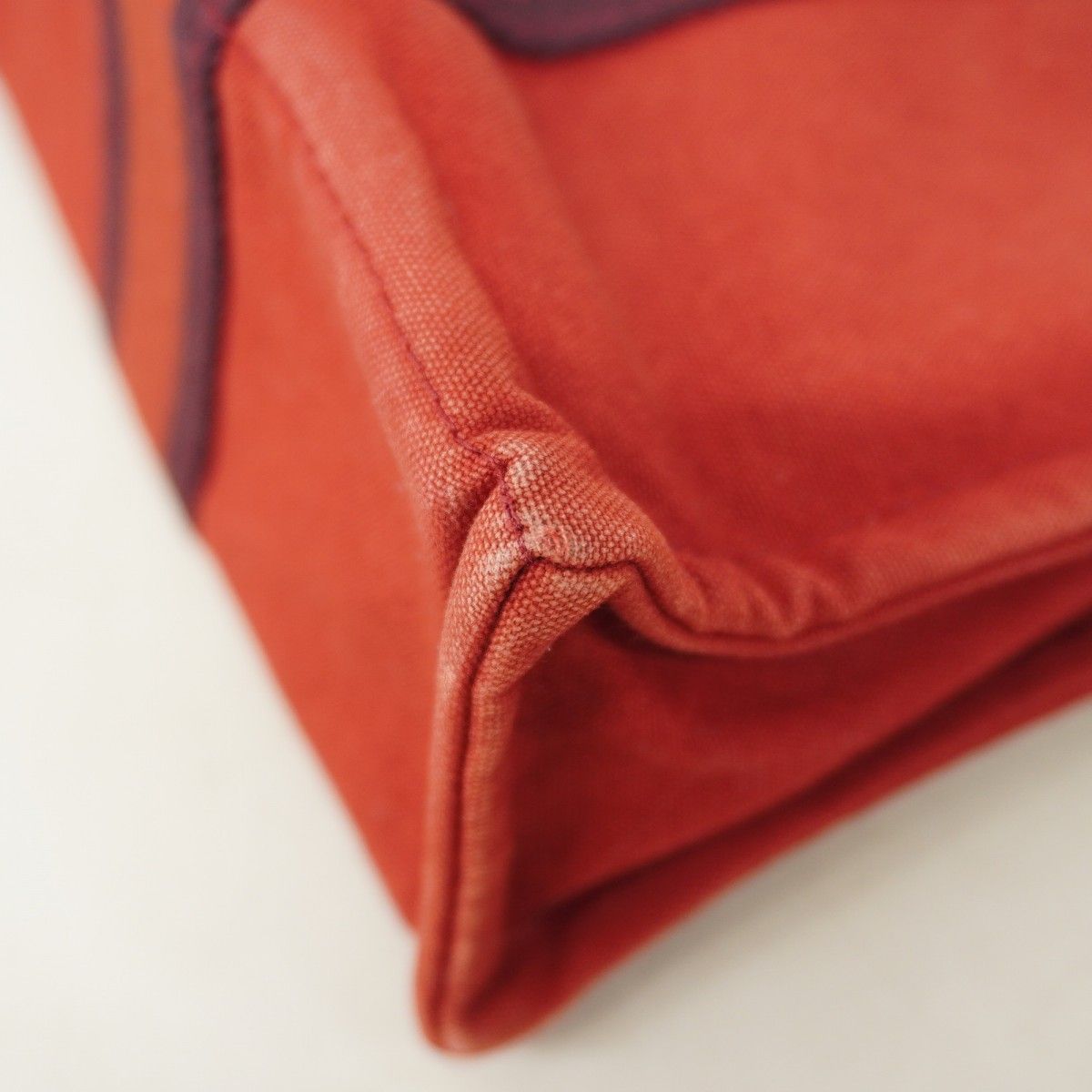 Hermes Tote Fourre Tout PM Canvas Red Silver — view 6