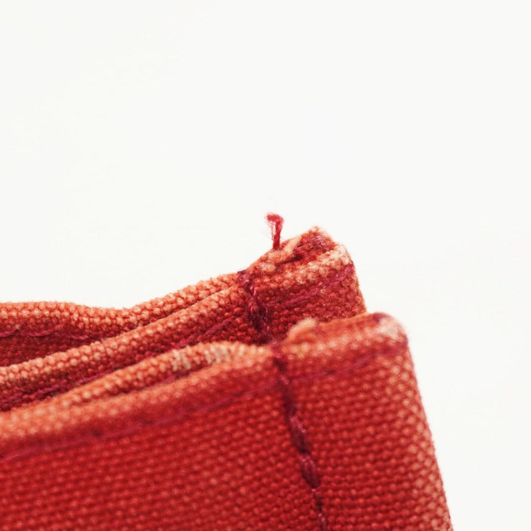 Hermes Tote Fourre Tout PM Canvas Red Silver — view 7