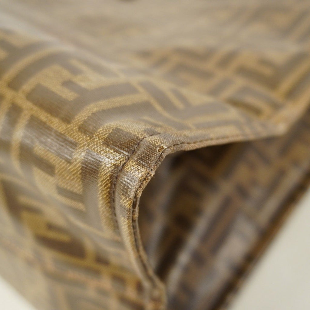 Fendi Tote Zucca Mania Fira Collaboration Brown Gold — view 6
