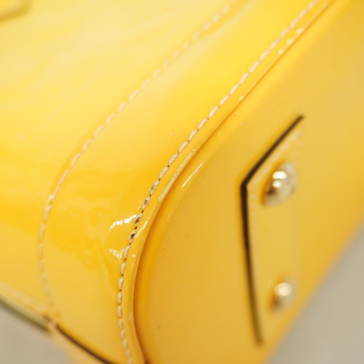 Louis Vuitton Handbag Vernis Alma BB Citrine 2-Way — view 6