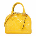 Louis Vuitton Handbag Vernis Alma BB Citrine 2-Way
