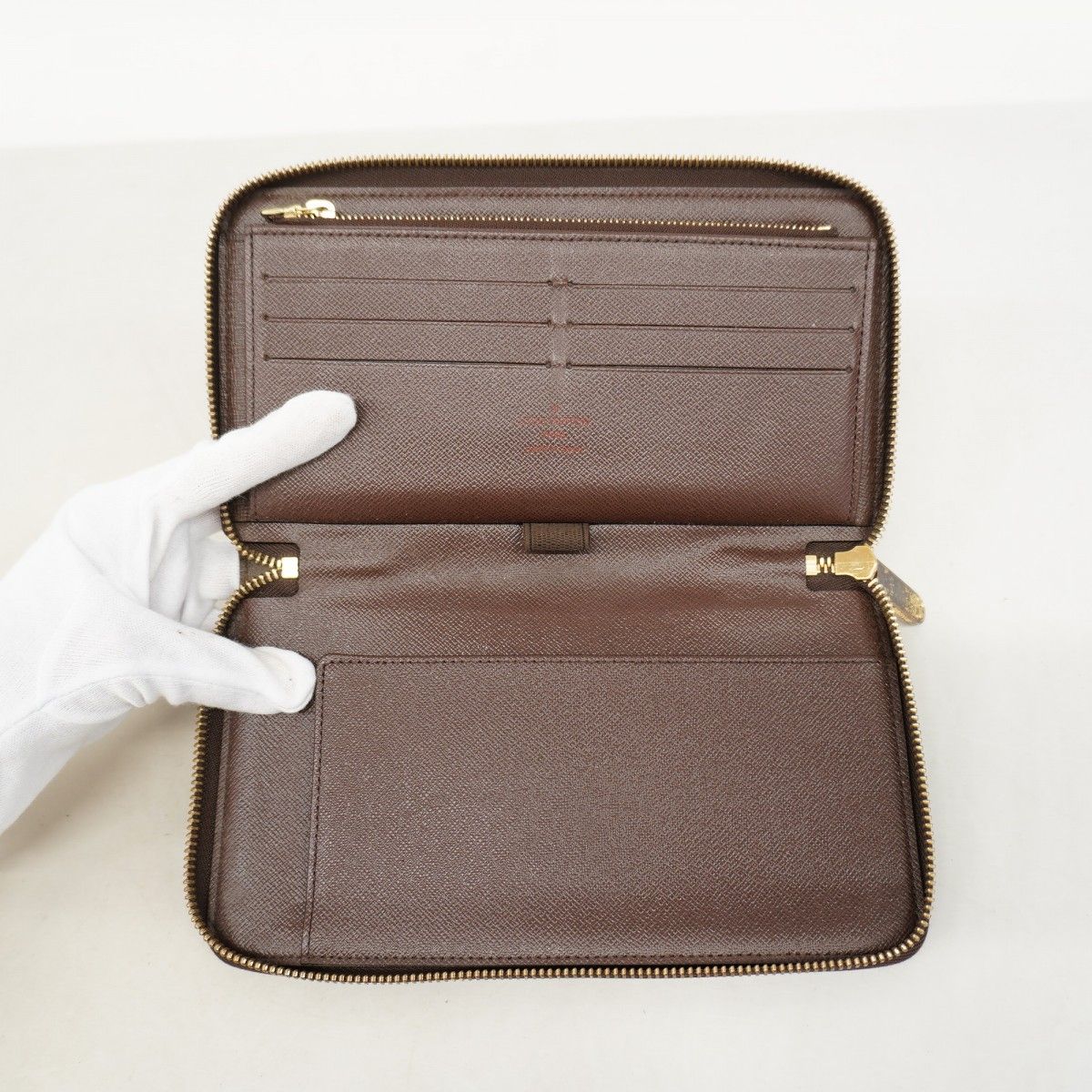 Louis Vuitton Wallet Damier Zippy Ebene — view 3