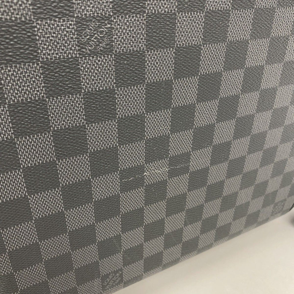 Louis Vuitton Travel Bag Damier Graphite Horizon 50 Black Gray — view 8