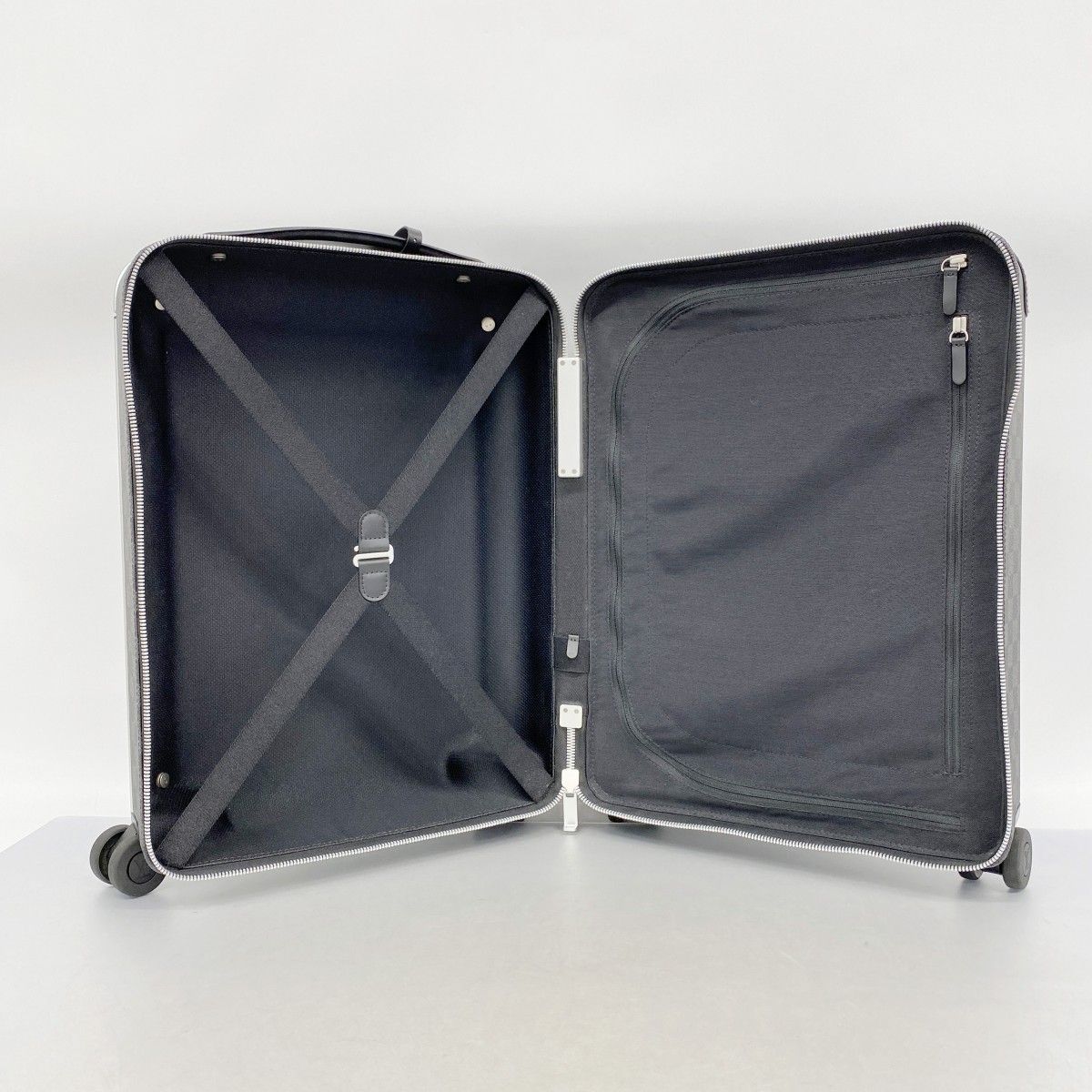 Louis Vuitton Travel Bag Damier Graphite Horizon 50 Black Gray — view 4